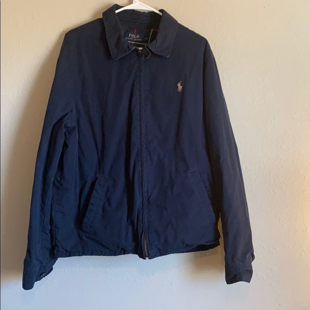 POLO Ralph Lauren Navy with Tan Polo Pony.